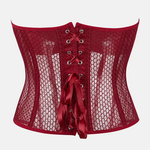 Mesh Overbust Corset - Aubree