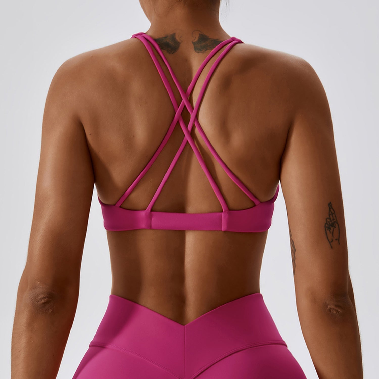 Twist Front Workout Bra