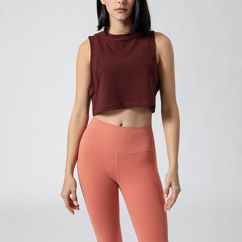 Loose Cropped Tank Top - Hughey