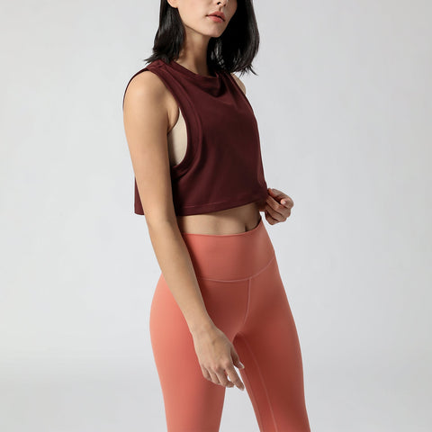 Loose Cropped Tank Top - Hughey