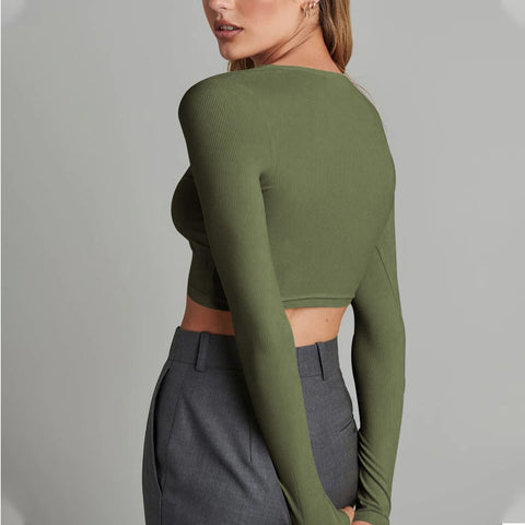 Long Sleeve Knit Top