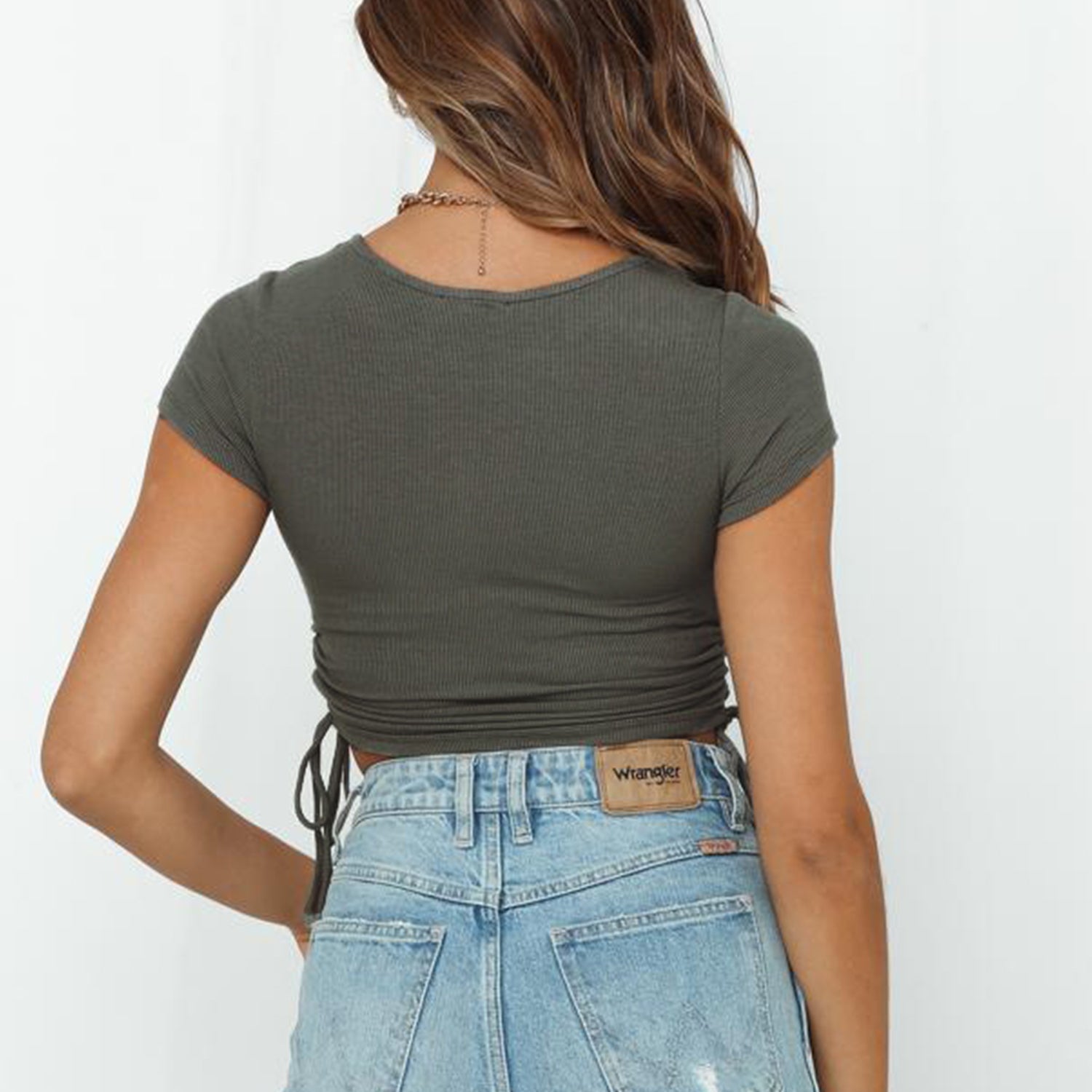 Ruched Crop Top