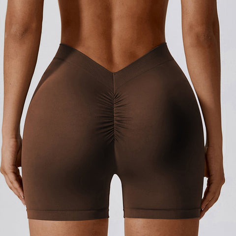 V Back Butt Lifting Sport Shorts