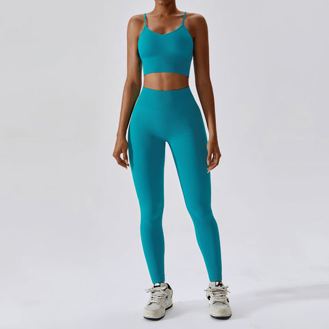 Seamless Workout Tank Top & Leggings Set