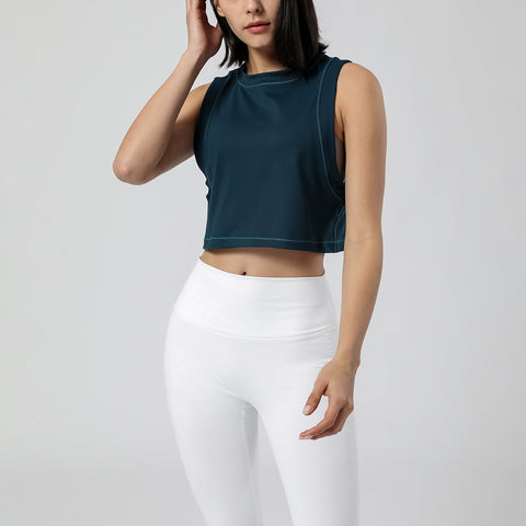 Loose Cropped Tank Top - Hughey