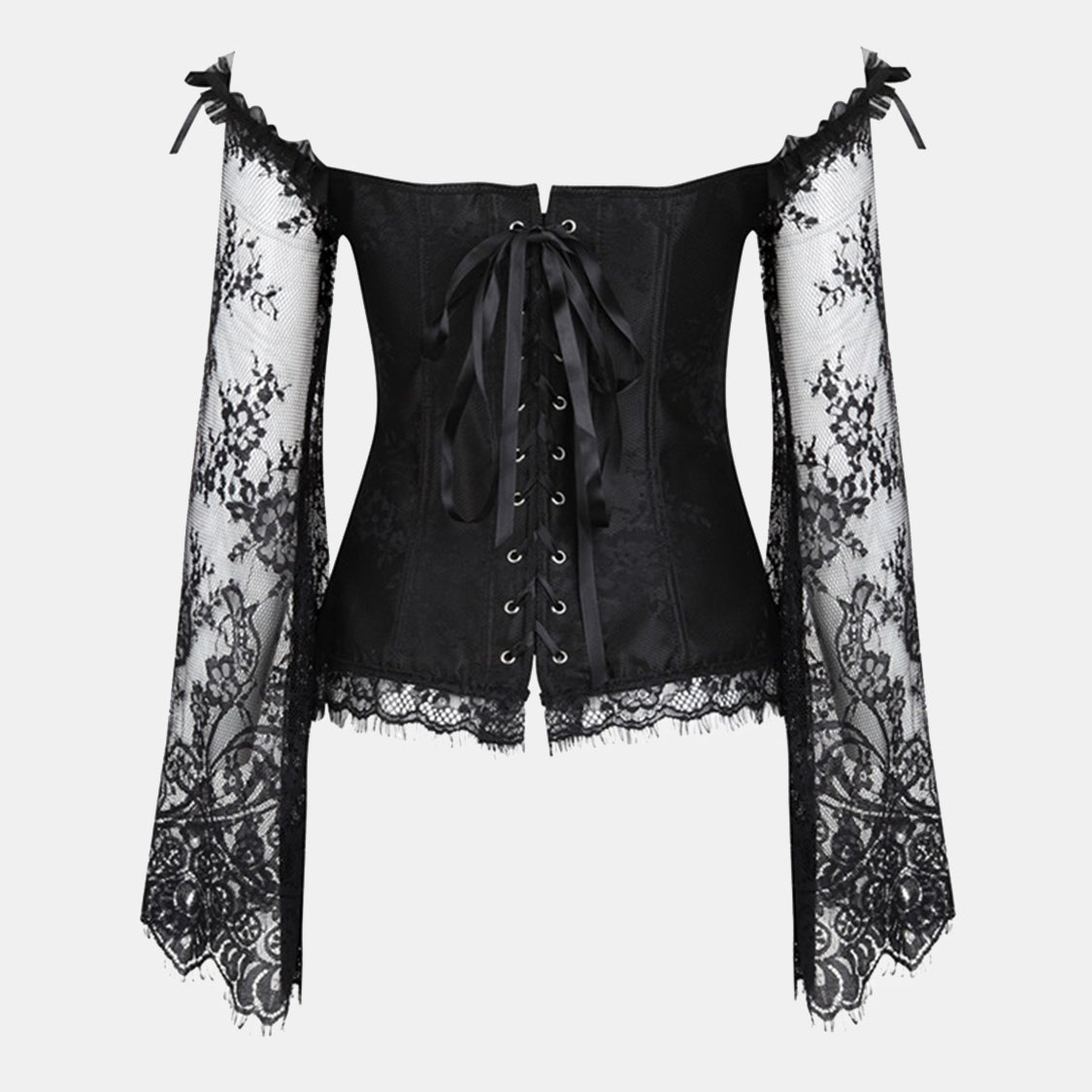 Gothic Mesh Korsett Top