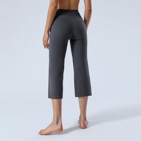 Yogahose mit weitem Bein