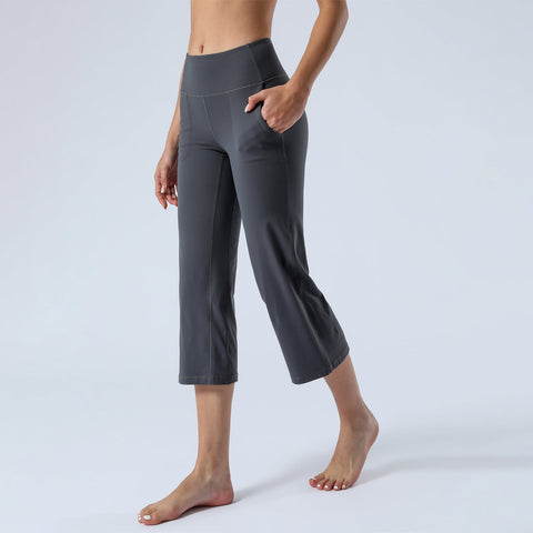 Yogahose mit weitem Bein