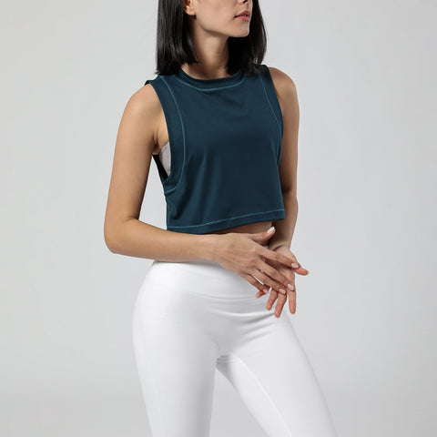 Loose Cropped Tank Top - Hughey