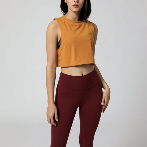 Loose Cropped Tank Top - Hughey