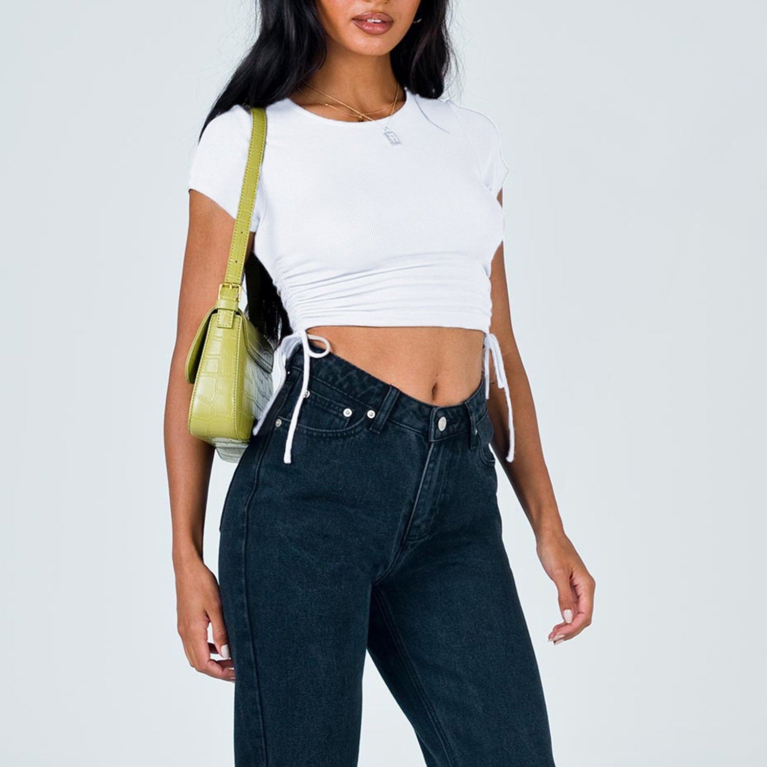 Ruched Crop Top