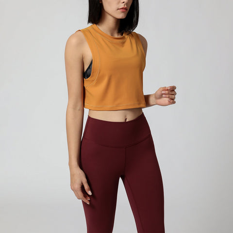 Loose Cropped Tank Top - Hughey