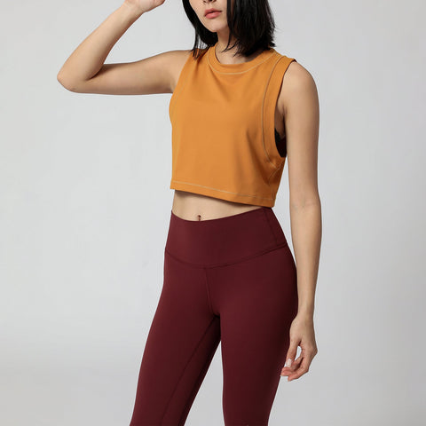 Loose Cropped Tank Top - Hughey