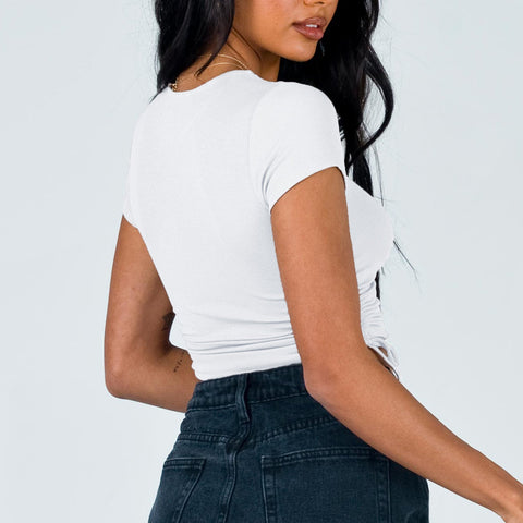 Ruched Crop Top