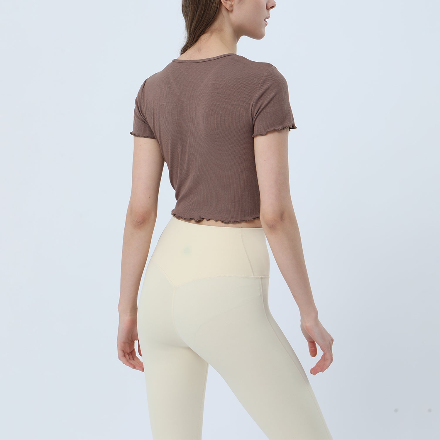 Ruched Yoga Sports Top