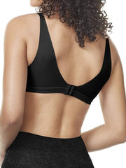Underarm and Back-Smoothing Comfort Wireless Lightly Lined T-Shirt Bra Black