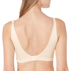 Underarm and Back-Smoothing Comfort Wireless Lightly Lined T-Shirt Bra Tan
