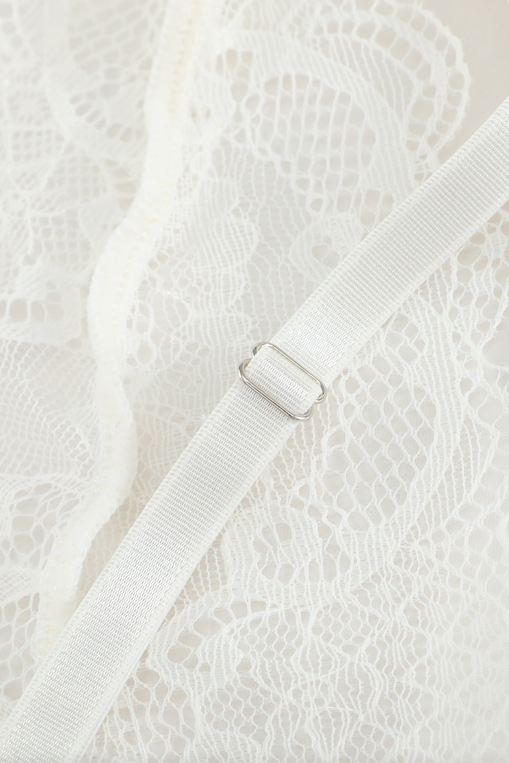 White Lace 3pcs Bra and Panty Sets