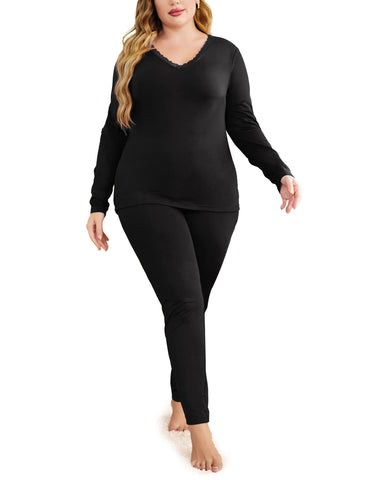 Plus Size Thermal Long Johns Sets