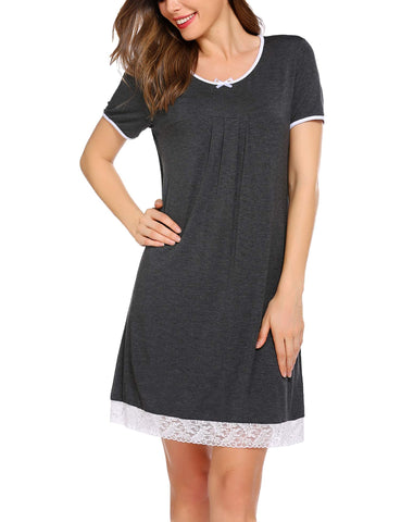 Lace Trim Nightgown