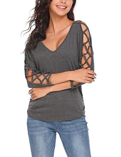 Cold Shoulder Tunic Tops