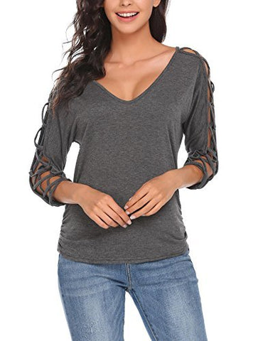 Cold Shoulder Tunic Tops