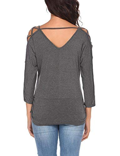 Cold Shoulder Tunic Tops