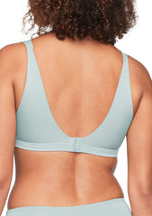 Underarm and Back-Smoothing Comfort Wireless Lightly Lined T-Shirt Bra Skyblue