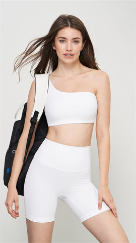 One Shoulder Sports Bra