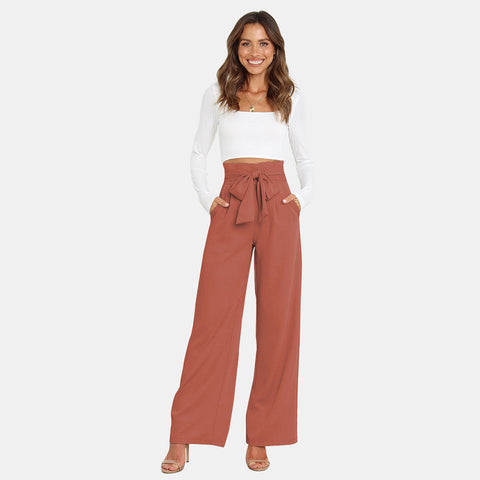 High Waist Wide Leg Pants