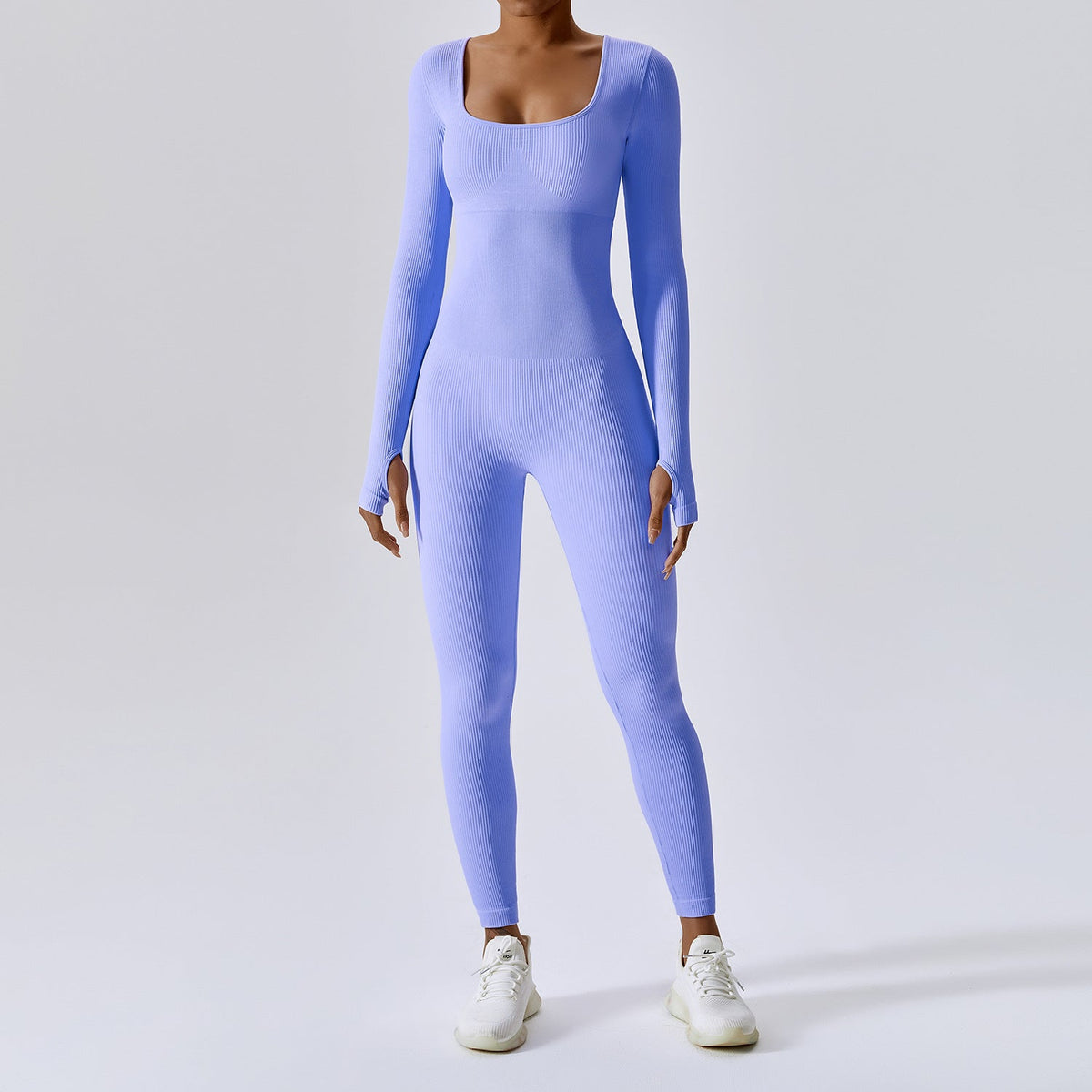 Seamless Long Sleeve Yoga Jumpsuit