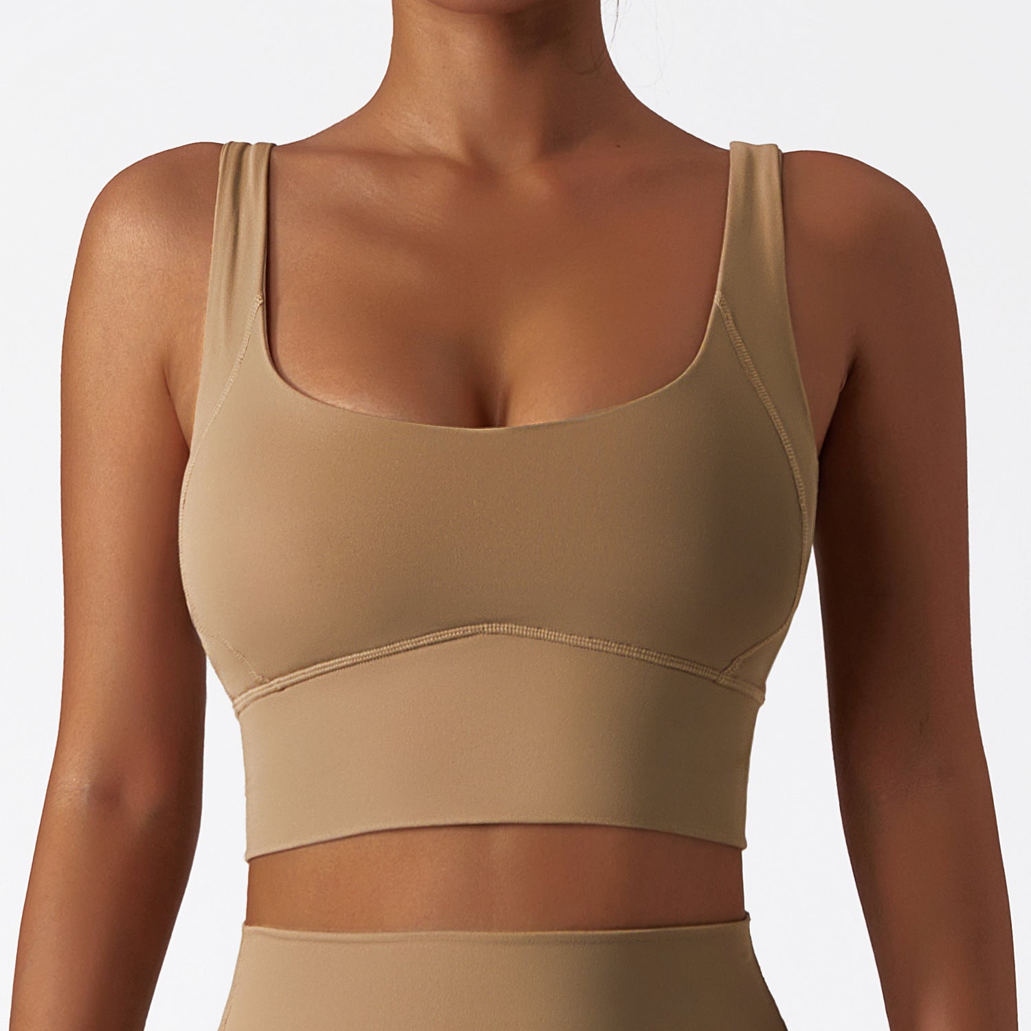 Air Cloud Wide Strap Open Back Sports Bra