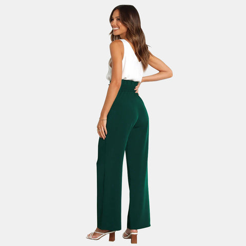 High Waist Wide Leg Pants