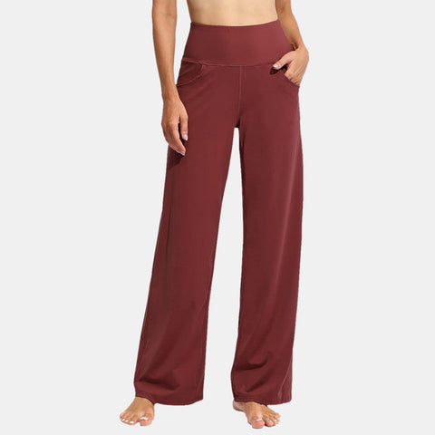 Wide Leg Yoga Pants with Pockets