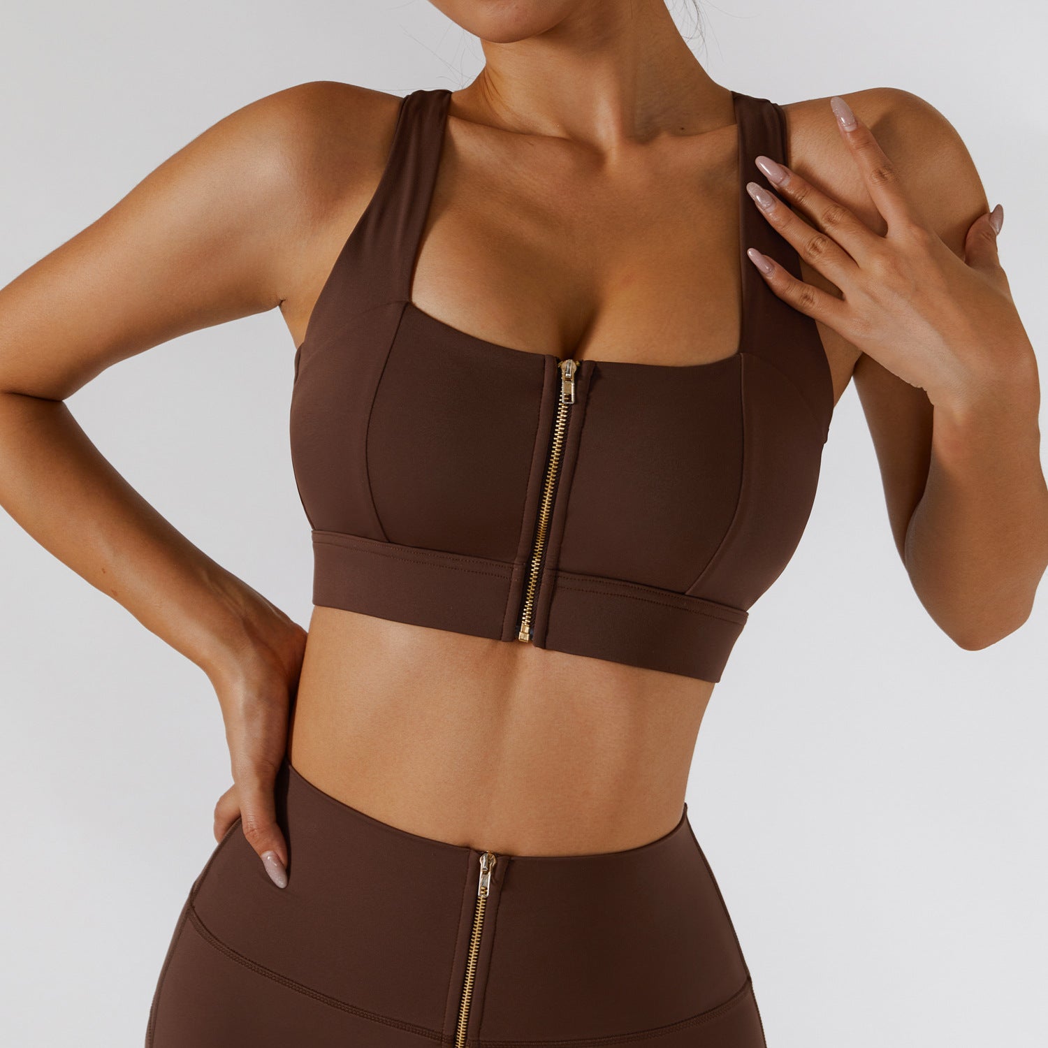 Empowered Zip Front Bra