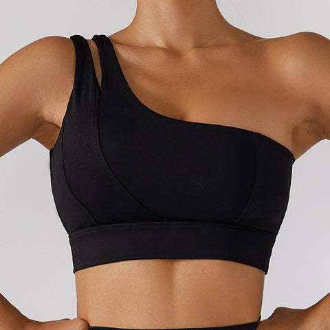 Empowered One Shoulder Sports Bra