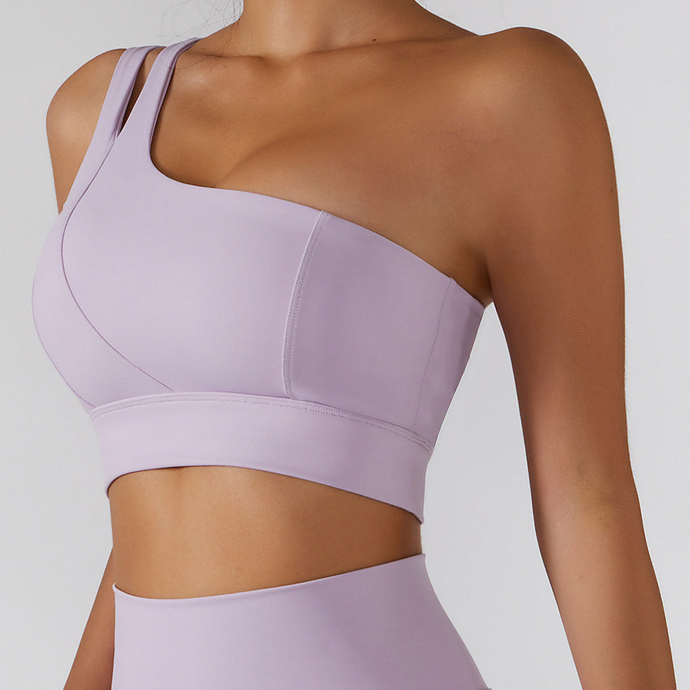 One Shoulder Sports Bra