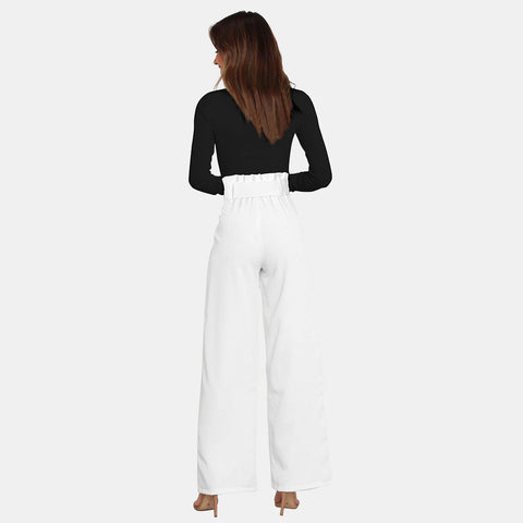 High Waist Wide Leg Pants