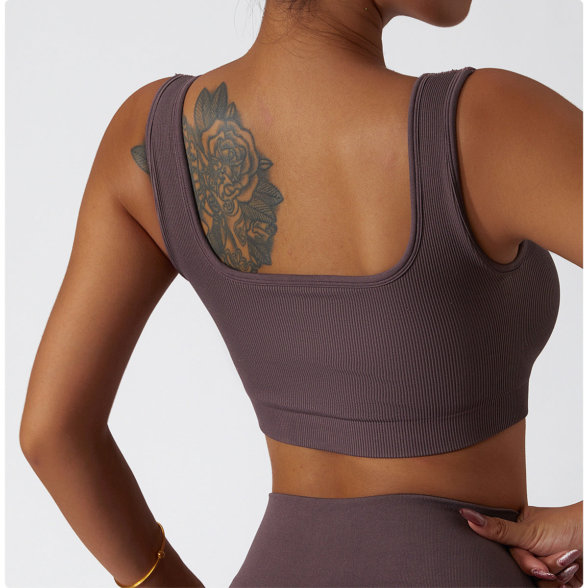 Seamless Square Neck Sports Bra