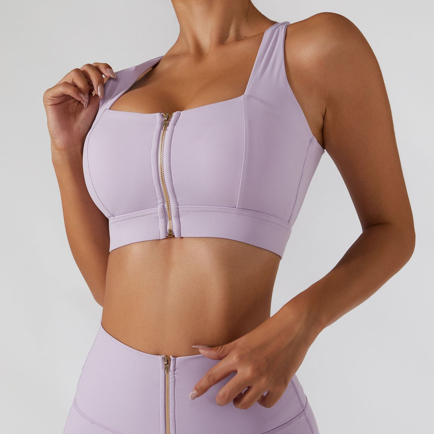 Empowered Zip Front Bra