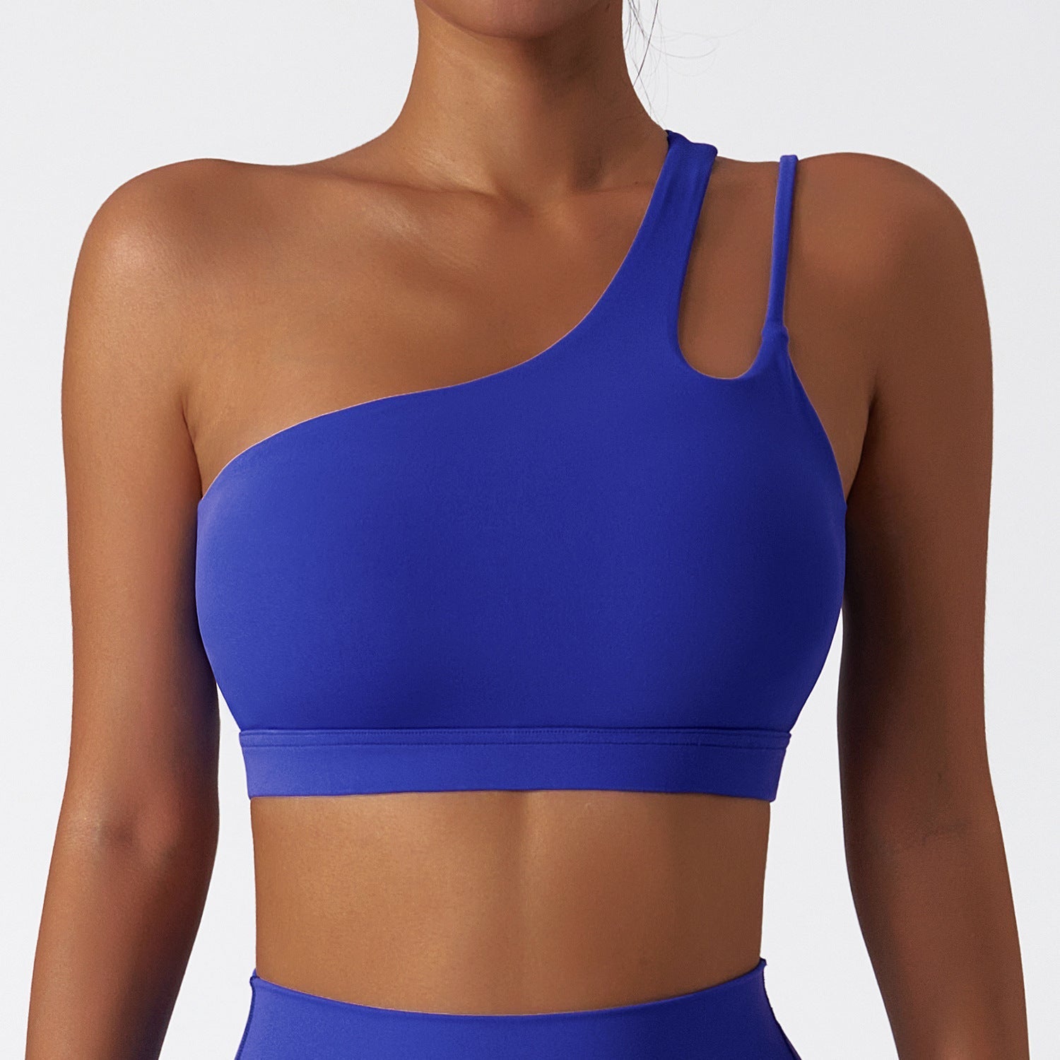 Air Cloud Cutout One-Shoulder-Sport-BH