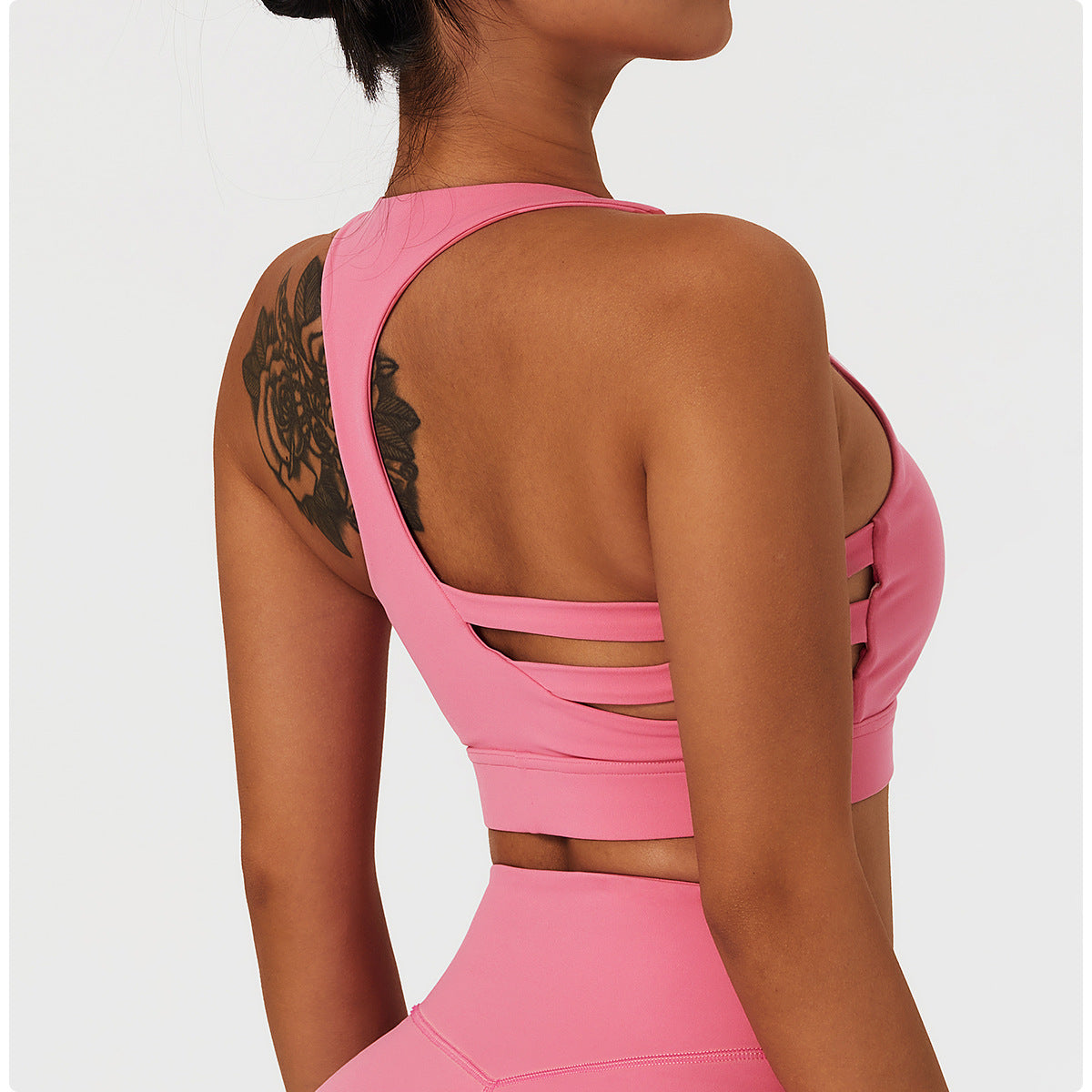 Asymmetric Cut Out Yoga Tank Top