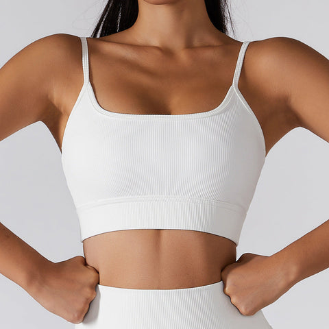 Live In Rib Longline Sports Bra