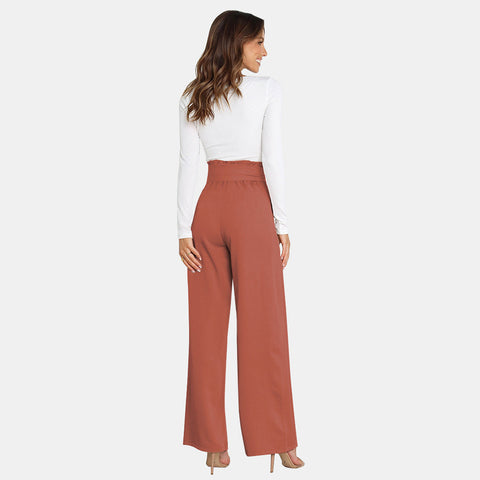 High Waist Wide Leg Pants