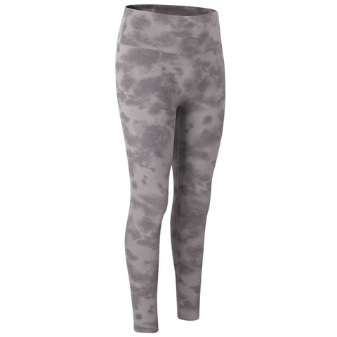 Yoga-Leggings mit Batikmuster