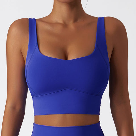 Air Cloud Wide Strap Open Back Sports Bra