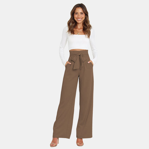 High Waist Wide Leg Pants