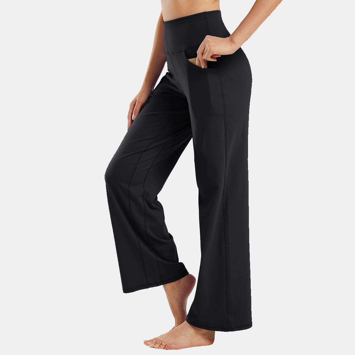 Wide Leg Yoga Pants with Pockets