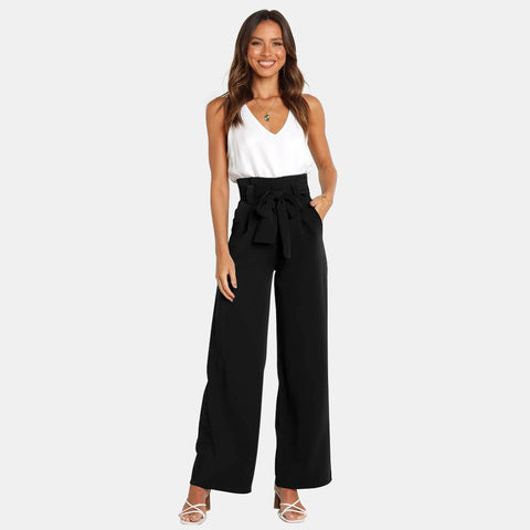 High Waist Wide Leg Pants