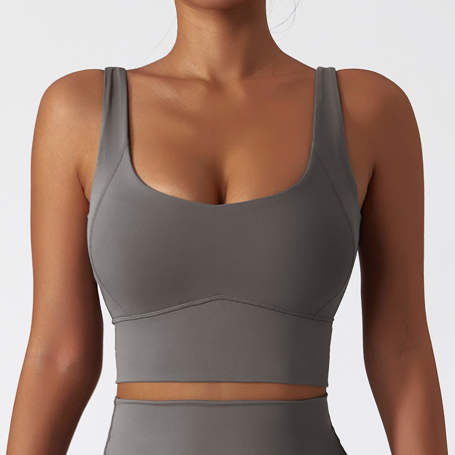 Air Cloud Wide Strap Open Back Sports Bra